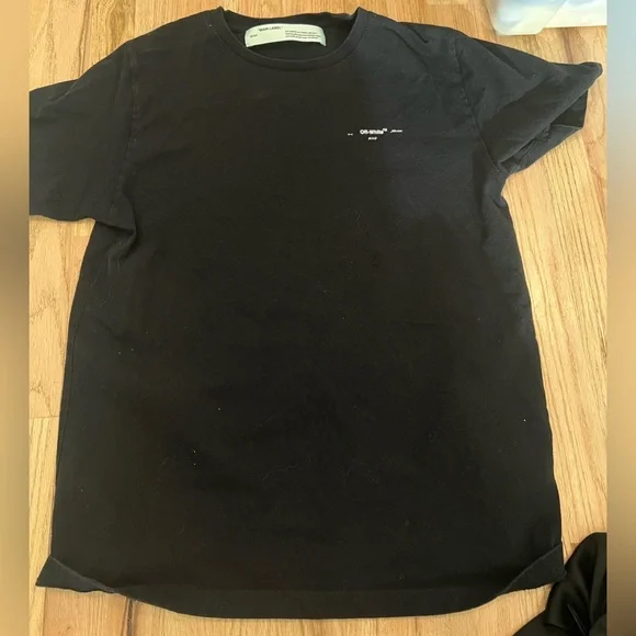 Off-White 3D Arrow Short Sleeve Ordinary Version Black